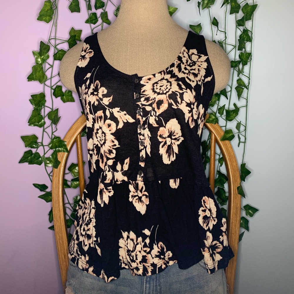 Aeropostale floral tank top